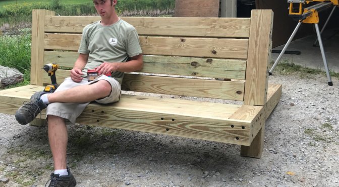 New park bench coming